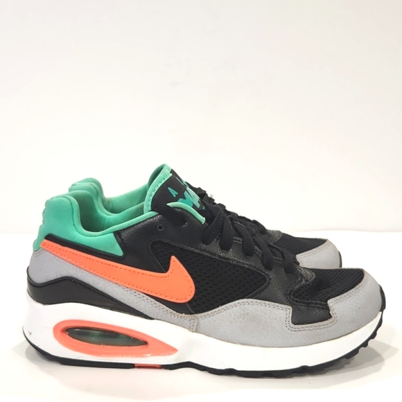 Nike Air Max St Trainers Black, Hot Lava, Mint Green Athletic Women's  7 EUC! - Picture 3 of 15